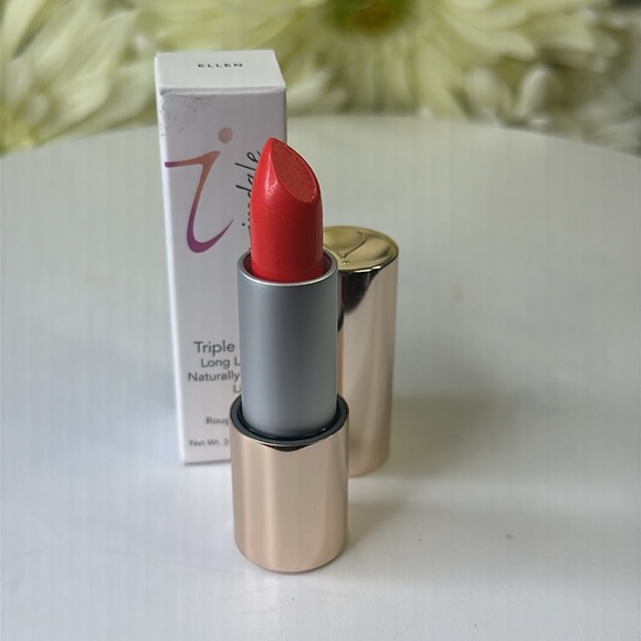 Jane iredale triple Lux long lasting natural moist lipstick color:ELLEN (coral) - Picture 1 of 3